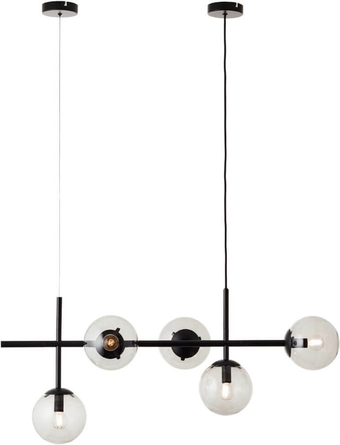 Brilliant Hanglamp Ariol Zwart 5xe14