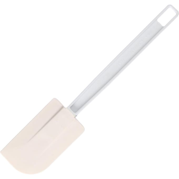 HENDI Pannenlikker – synthetisch rubber blad – vaatwasmachinebestendig – 257x52 mm – wit