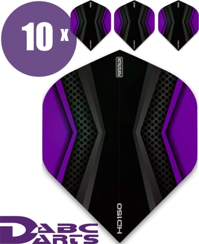 Dartflights Set HD150 - 10 Verpakkingen (30 Stuks)