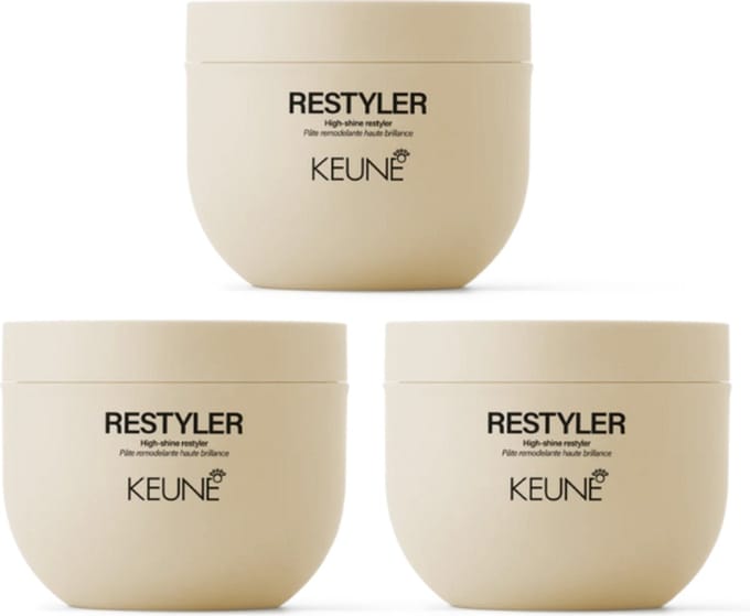 3 stuks - Keune - Restyler - High-Shine Restyler 100 ml