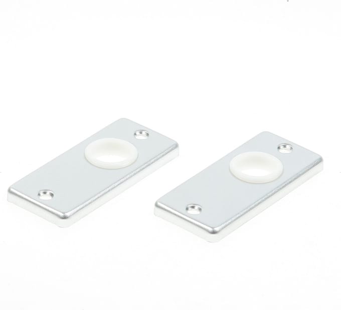 Hoppe Patentrozet, aluminium patentrozet zilver 24p
