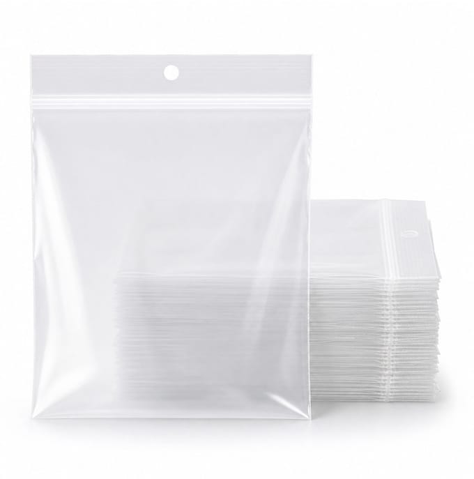 Inpakr Gripzakjes 100 x 150 mm - 1000 Stuks - 50 Micron - Hersluitbaar