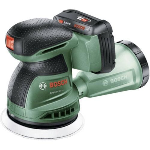 Bosch EasyOrbit 18V-10 - Excenterschuurmachine - Inclusief 1x 18V Accu (2.0 Ah) - Lader - Schuurblad K80