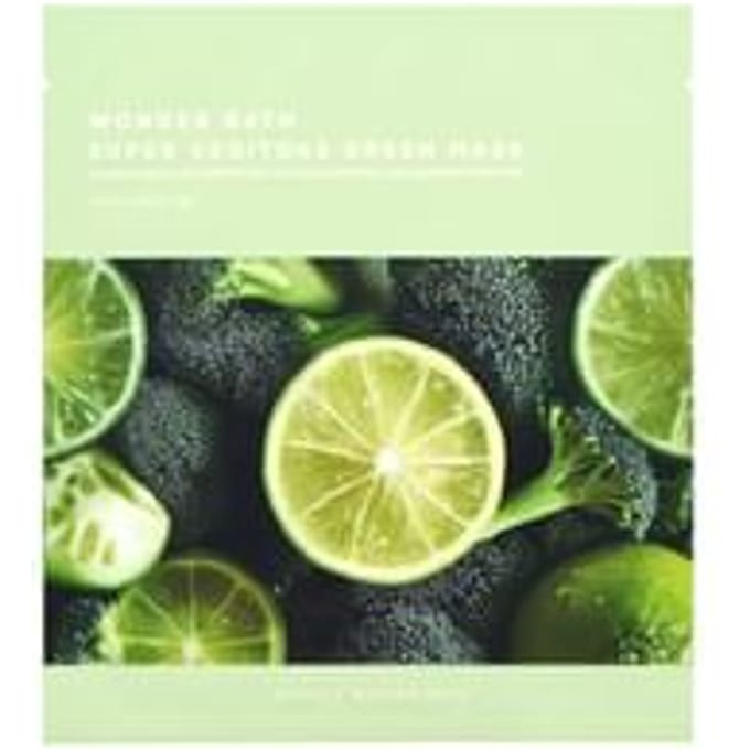 WONDER BATH - Super Vegitoks Green Mask 28g x 1 sheet