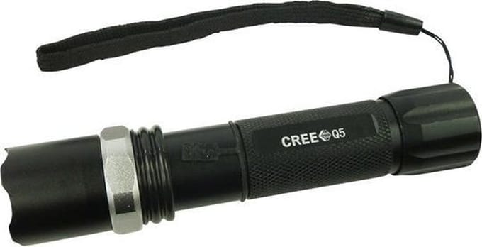 Zaklamp Led Zwart Aluminium 15cm Zoom