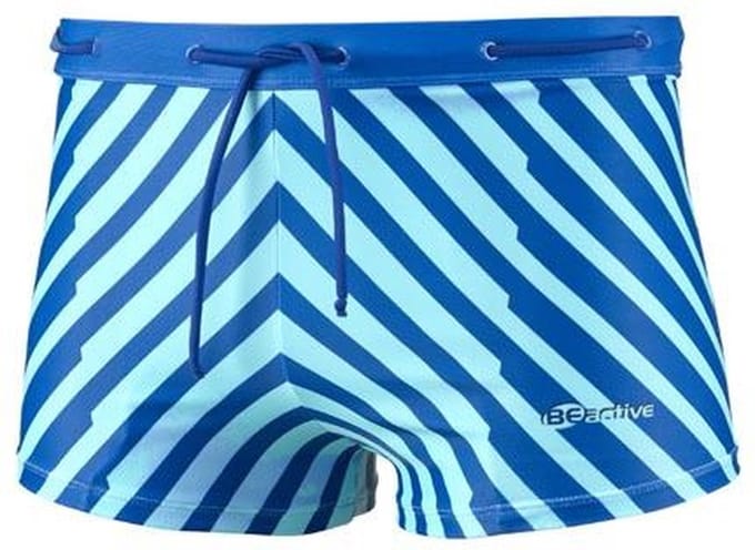 BECO Zwemboxer Beactive Heren - Polyamide/elastaan - Blauw - Maat S