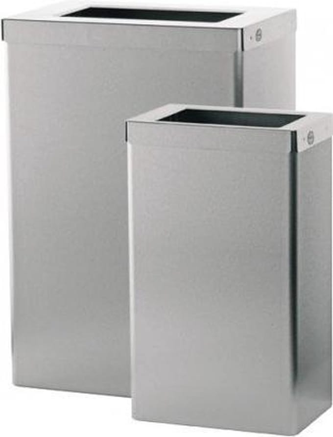 SanTRAL RVS afvalbak 18 liter open (21413894 AFP-C)