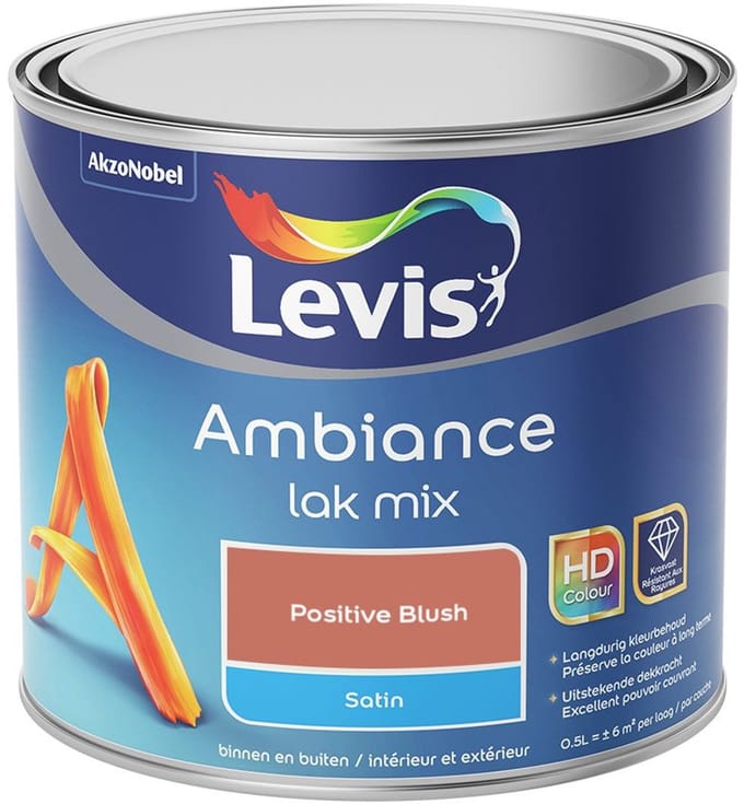 Levis - Ambiance Lak Satin Mix - Positive Blush - Mengverf - 0,5 L