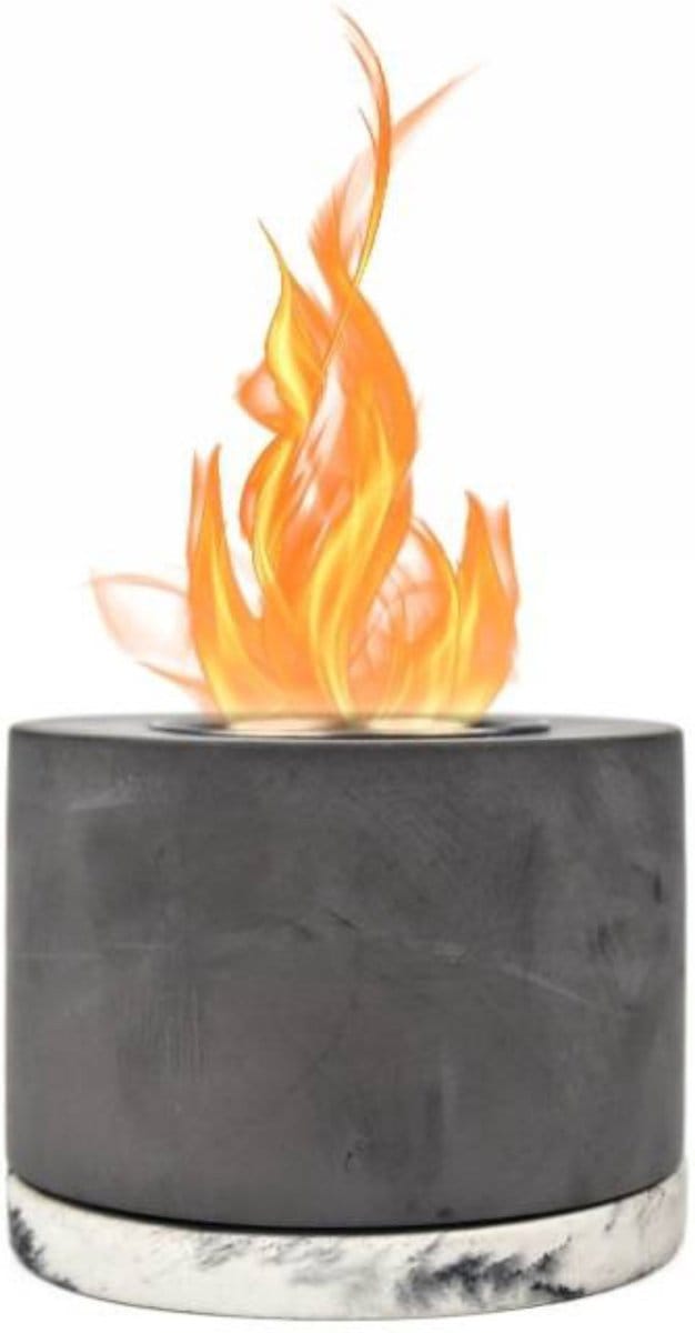 Jambo® Tafelhaard - Sfeerhaard Klein - Bio Ethanol - Aroma Diffuser - Rond
