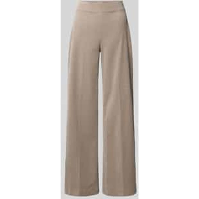 Wide fit stoffen broek in ribcordlook, model 'Before'