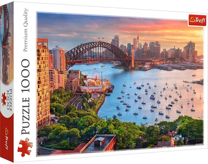 Trefl puzzel Sydney Australië - 1000 stukjes legpuzzel volwassenen.
