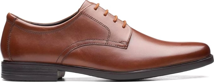 Clarks Howard Walk - heren veterschoen - Bruin - maat 41 (EU) 7 (UK)
