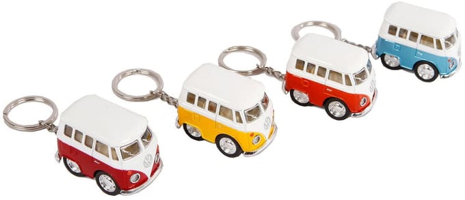 Van Manen Sleutelhanger Volkswagen Die-cast 5 Cm Wit/oranje