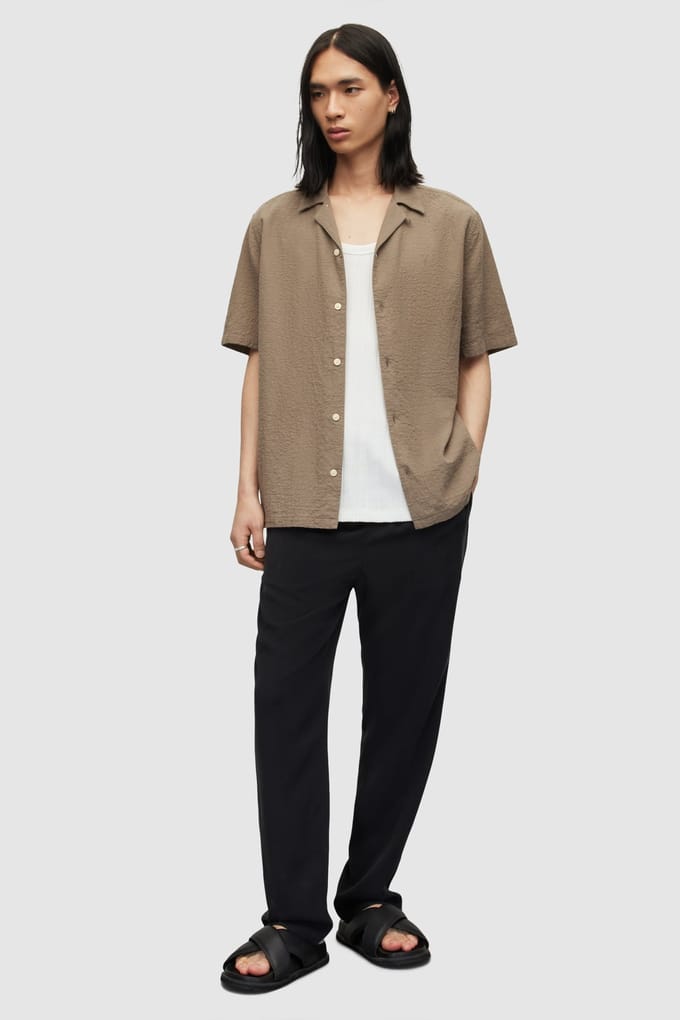 AllSaints Bremo Trouser Black Maat: W32 | Tailored Broeken Outlet | Heren | Zwart