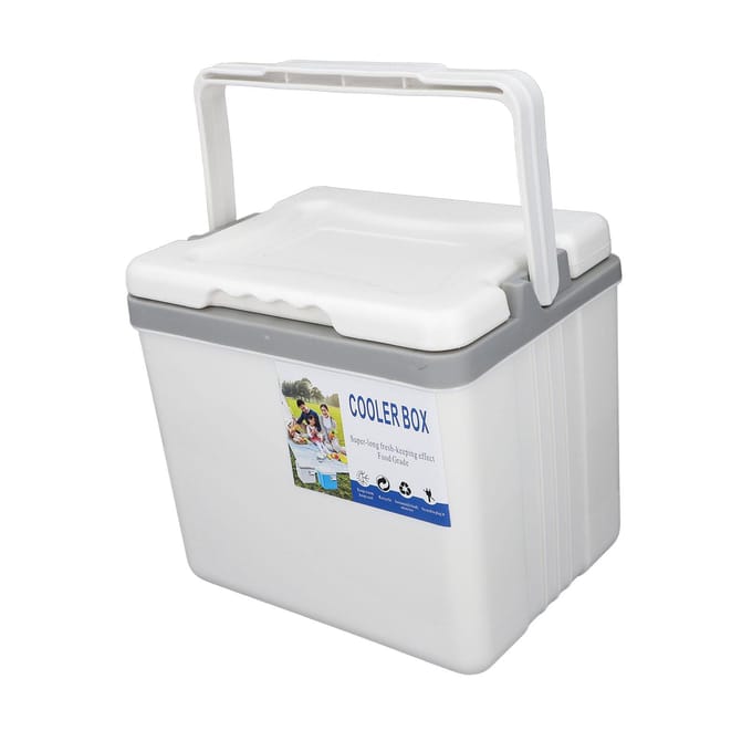 6L Draagbare Koelbox Grote Capaciteit Multifunctioneel Houdt Voedsel Vers en Drank Koel Geïsoleerd wit
