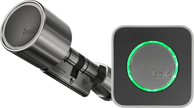 Bold Elite Smart Lock SX43 Zilver + Bold Connect