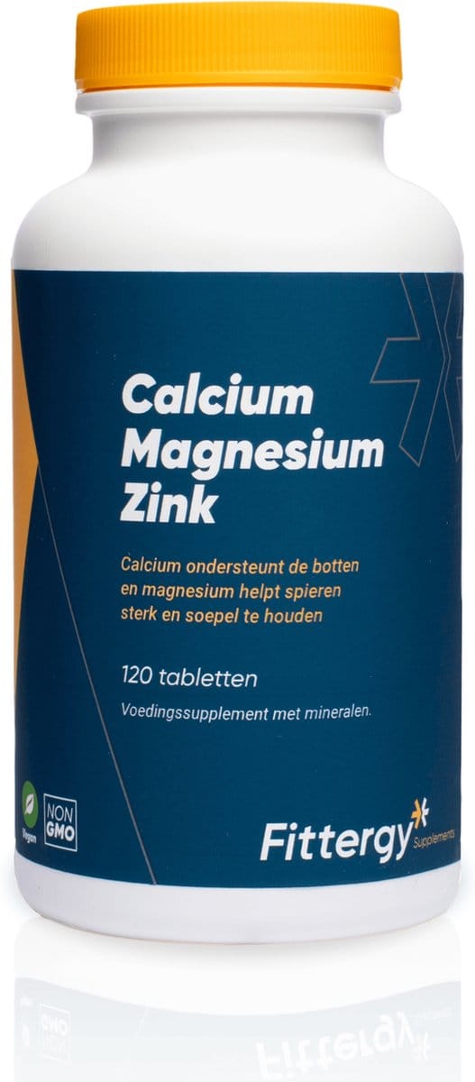 Calcium Magnesium Zink (120 tabletten) - Fittergy