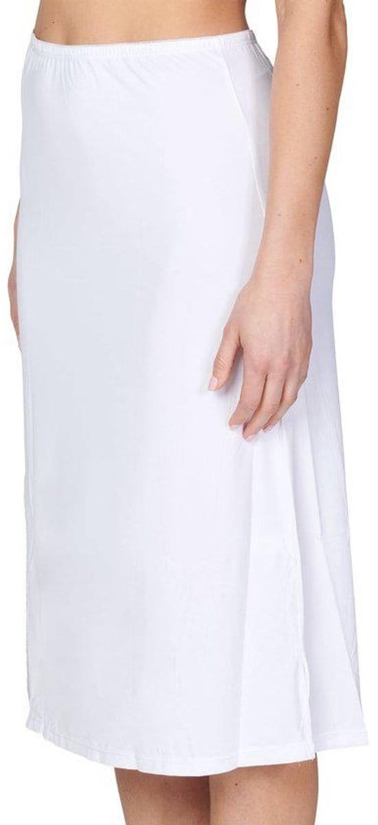 Dames Onderrok Lang - Jupon - Microfiber - Anti-Schuren - Beige - 70CM - Maat L/XL