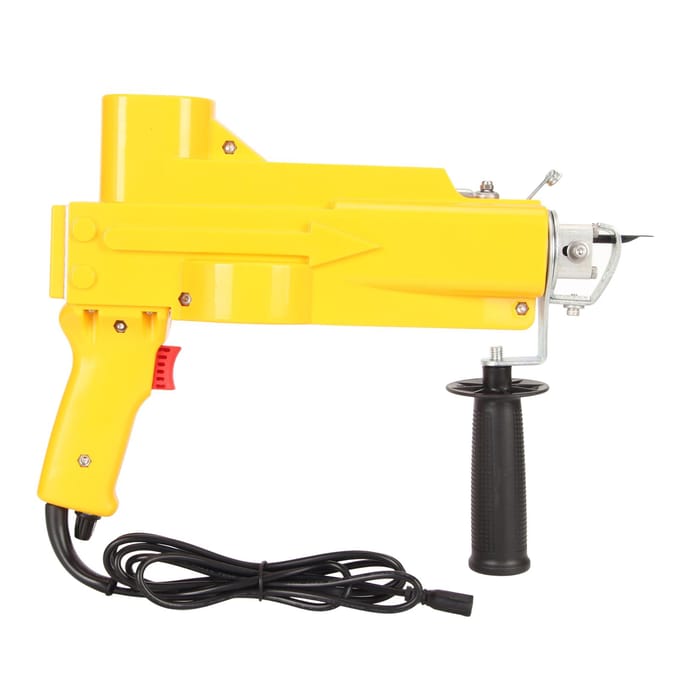 2 in 1 Tapijttuftmachine Gesneden Pool Luspool 40 Steken Per Seconde Tuftmachine met UK Plug yellow