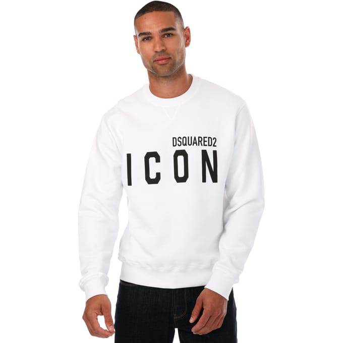 Men's DSquared2 Icon Sweatshirt in White