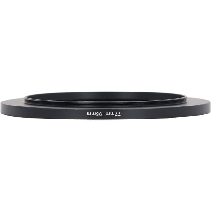 Filterring Adapter Professioneel 77mm naar 95mm Volledig Metalen Lensfilter Adapterring voor Camera Filter Accessoires black