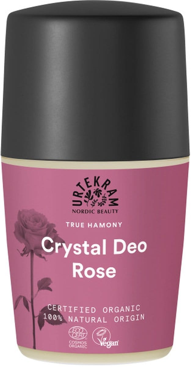 Urtekram Roll On Deo Crystal Deodorant - Rozen