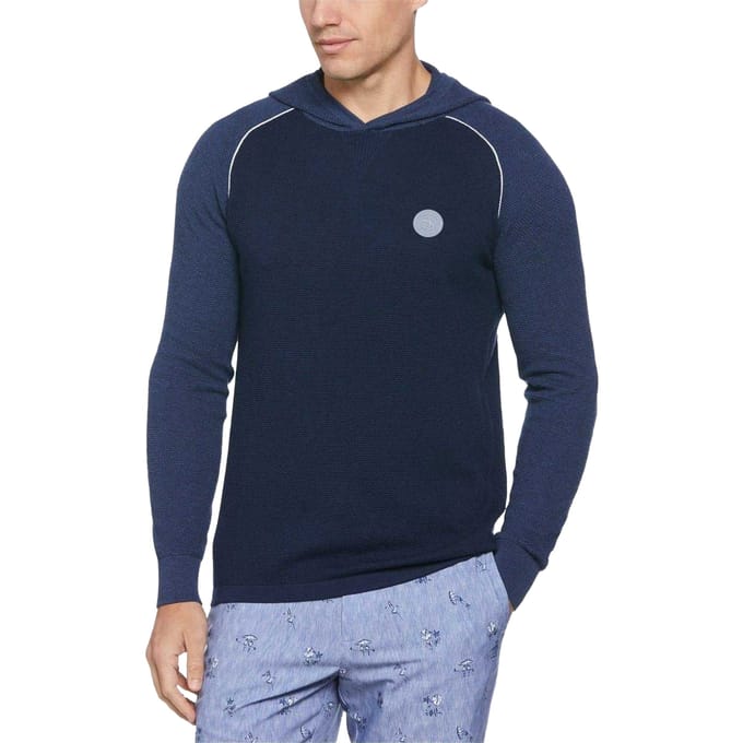 Original Penguin Heren Hoodie (Zwarte Iris)