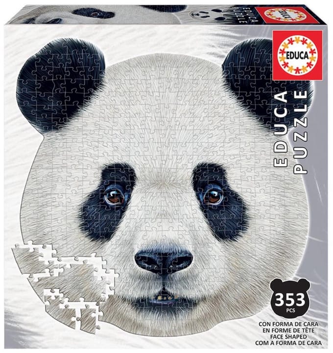 Panda - vormenpuzzel - puzzel van 353 stukjes
