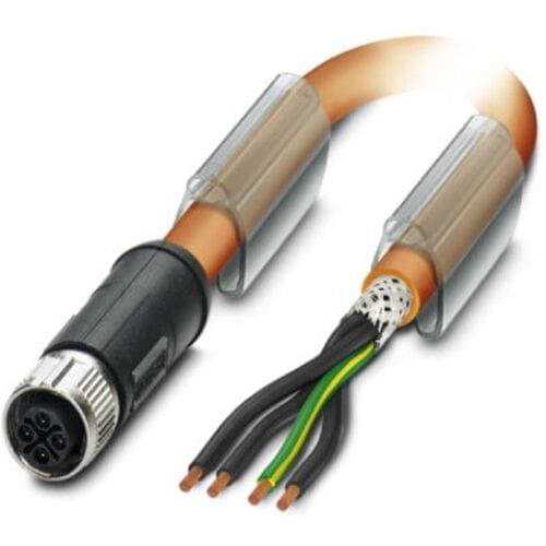Phoenix Contact 1424098 Sensor/actuator aansluitkabel M12 Aantal polen (sensoren): 4 Bus, recht 5.00 m 1 stuk(s)
