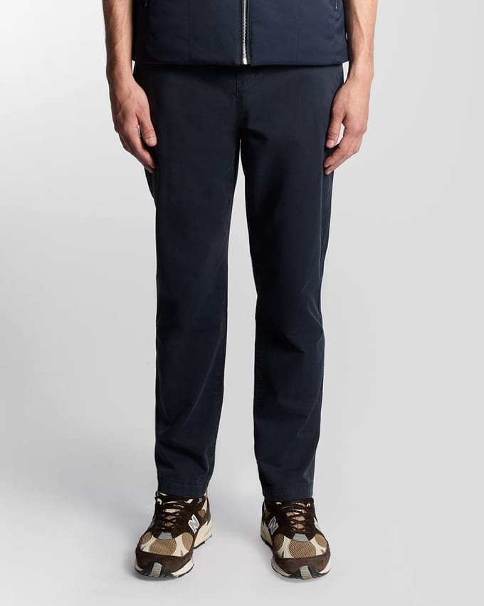 Lyle & Scott Straight Leg Chino - Marineblauw