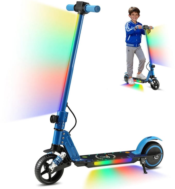 SIMATE S5 Elektrische Step Kinderen- Kinderstep - 130W -Max 14km/u - Blauw