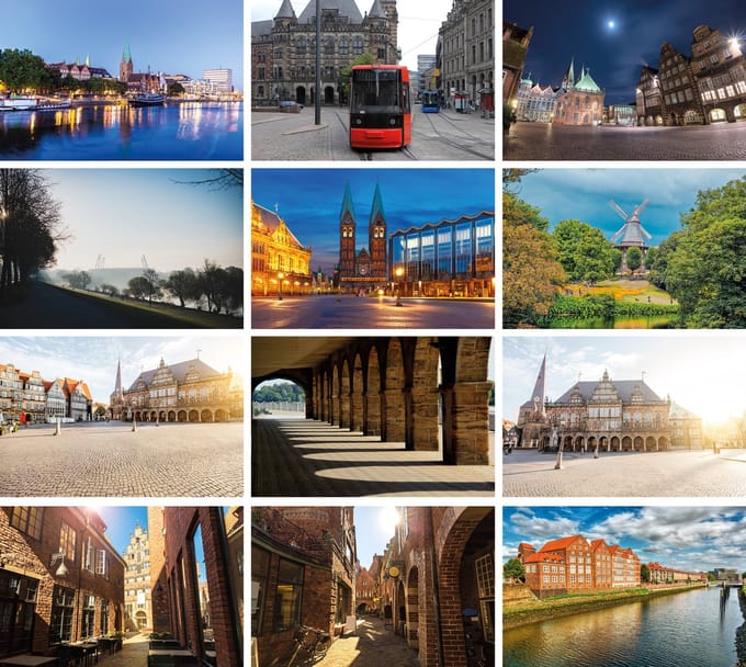 Ansichtkaartenset bremen