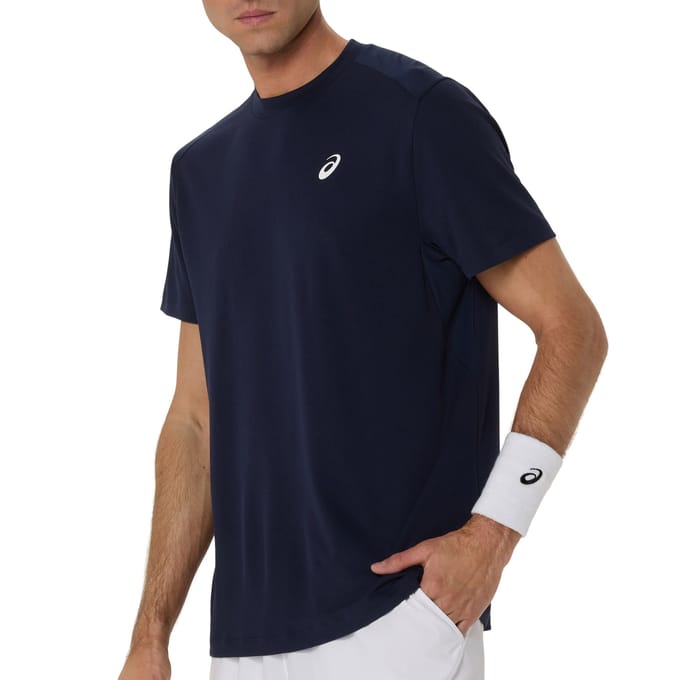 ASICS Court T-shirt Heren-Donkerblauw