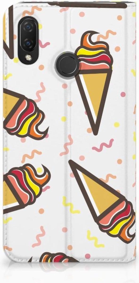 Huawei P Smart Plus Flip Style Cover Icecream