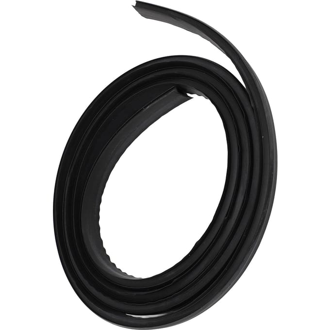 L-rail afdekstrip 2m rubber beschermende L-rail vulmiddel inpers afdekstrip voor gemakkelijk rollen black