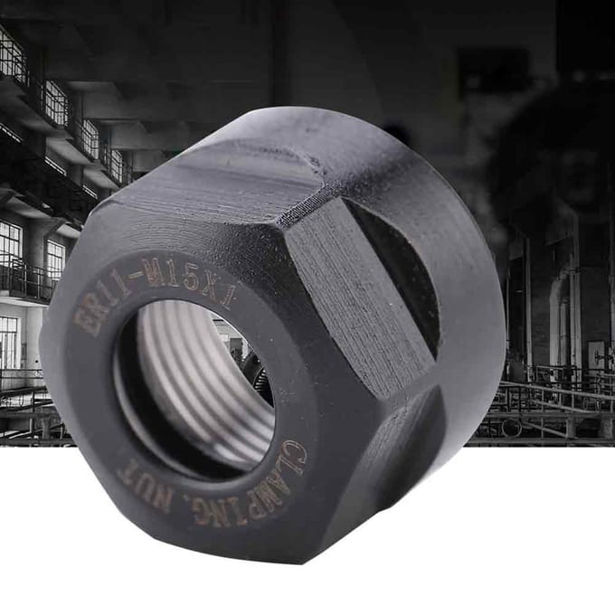 1PCS ER11 Type Spantang Klemmoer Spanhuls Houder Klembit (Zwart M15 * 1 ER11A)