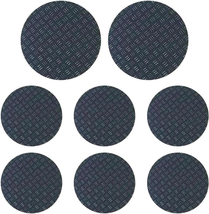 Loopband Vloermat - Beschermende Mat - Thuis Trainen - Schokabsorberend Schuim - 8 Stuks - Zwart