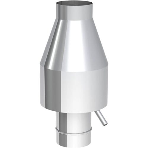 GGM Gastro Deflektorhaube - Ø 250 mm Zilver