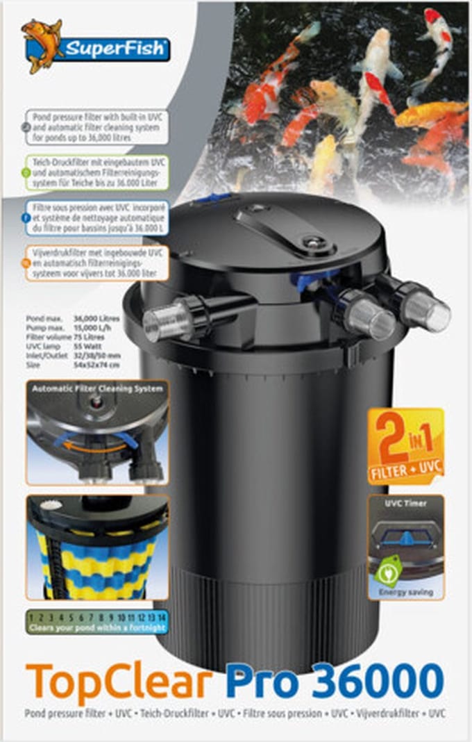 Superfish Topclear Pro 36000 UVC-55W