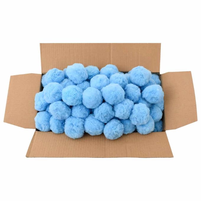 vidaXL - Zwembadfilterbal - antibacterieel - 700 - g - polyetheen - blauw