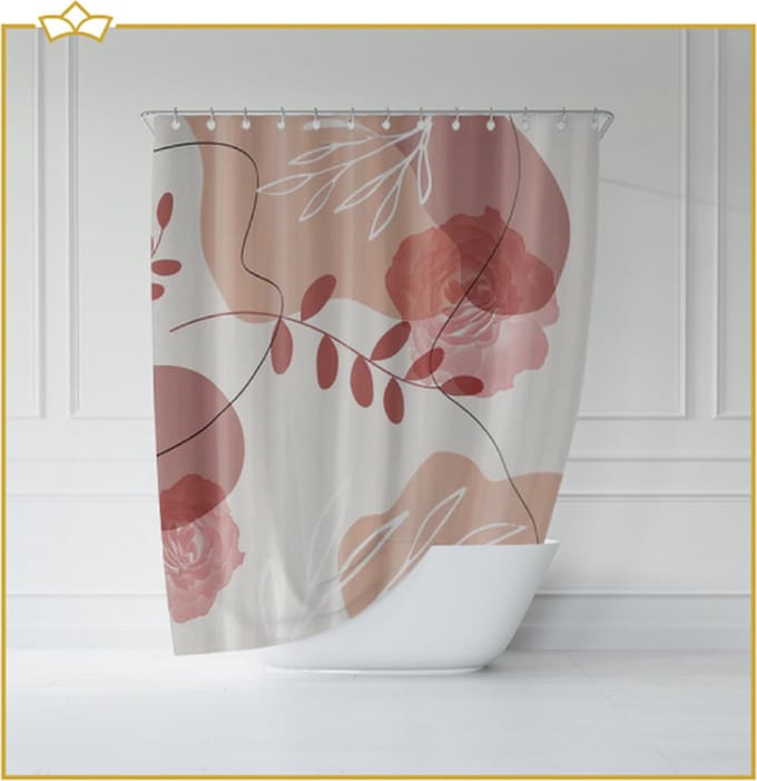 ATTREZZO® Douchegordijn Liam - 150x180 cm