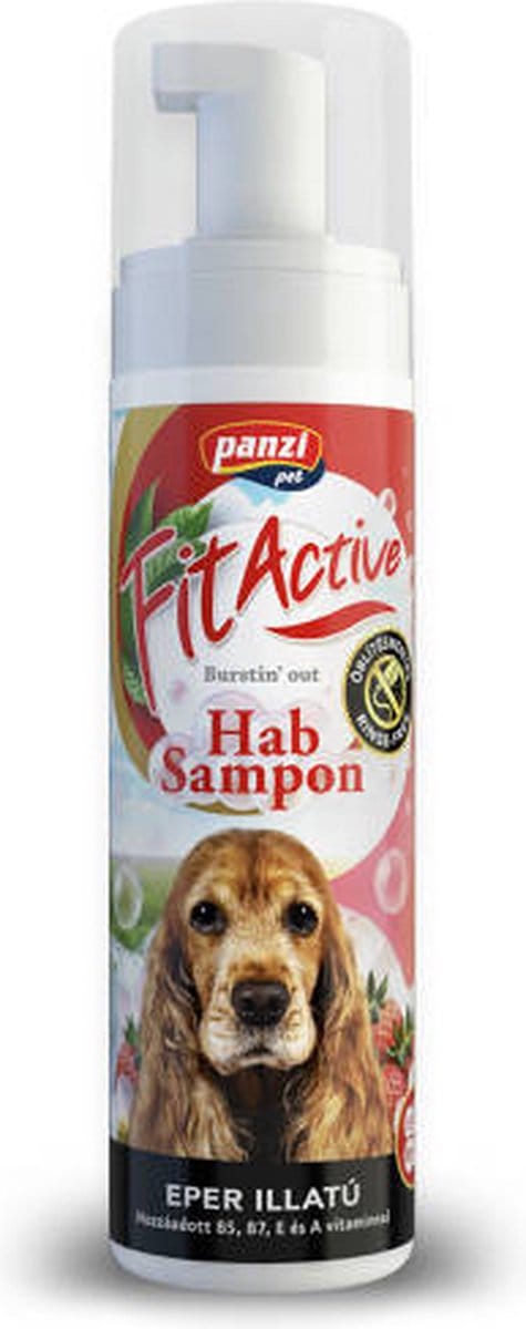 FitActive - Hondenshampoo - Droogshampoo - Aardbei geur - 200ml
