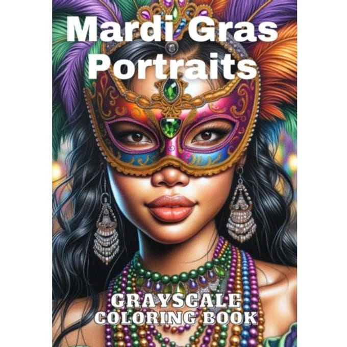 Mardi Gras Portraits - Nori Art Coloring