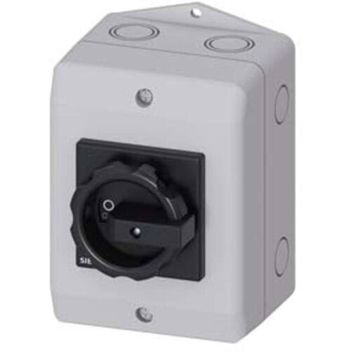 Lastscheidingsschakelaar Isolatiemateriaal Zwart 4-polig 6 mm² 16 A 690 V/AC Siemens 3LD20641TC51