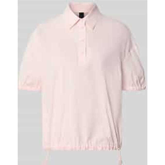 regular fit blouse met polokraag