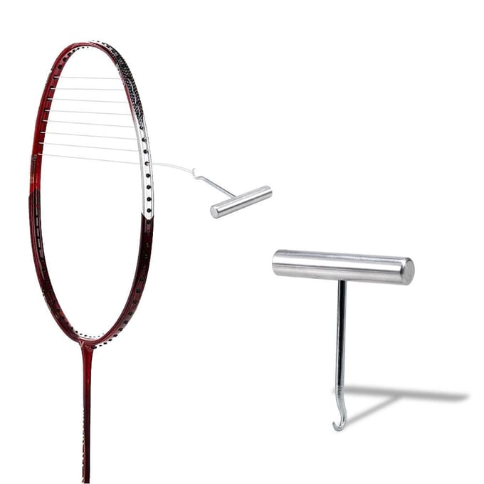 1 outil de cordage pour raquette de tennis, badminton, squash gray