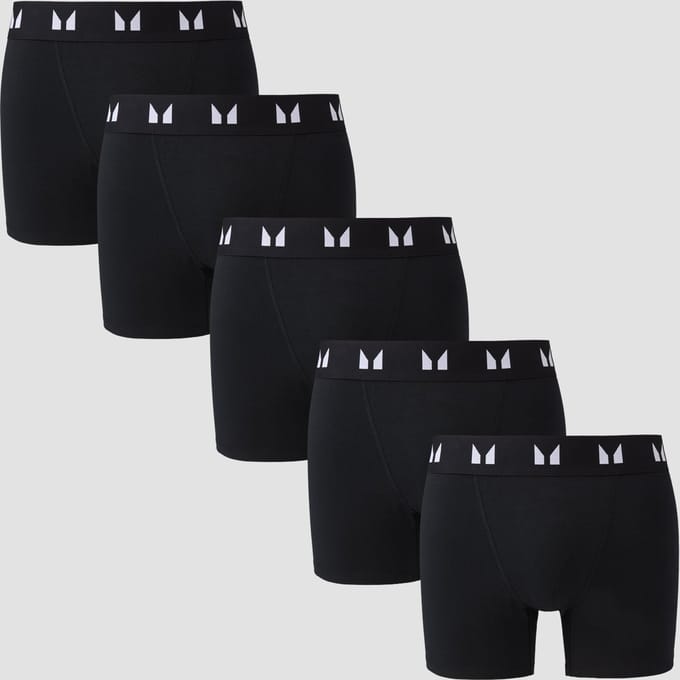 MP boxershorts voor heren (5 stuks) - Zwart - M