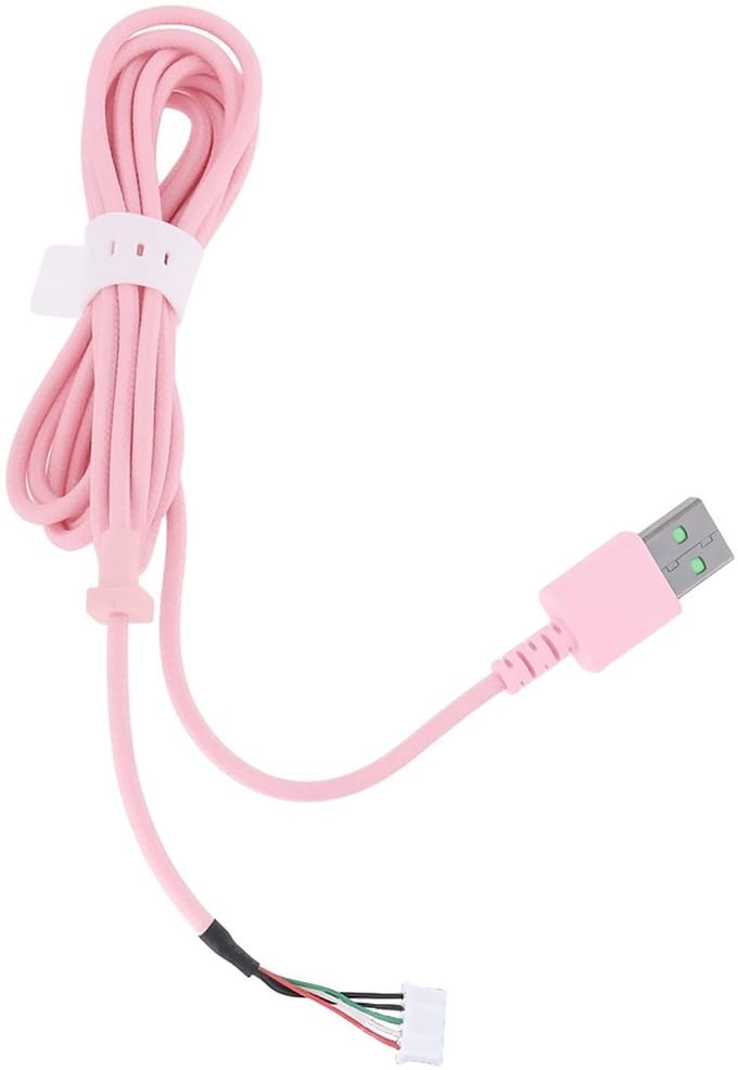 Dailygoods - USB Data Kabel voor Razer Kraken Kitty & Ultimates Edition Hoofdtelefoons - Roze