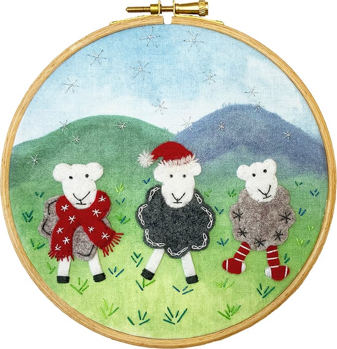 Bothy Threads Woolly Jumpers Vilt borduren (pakket) EFE1