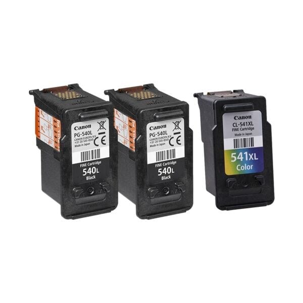 Canon PG-540L + PG540L + CL 541XL multipack Inktcartridge Zwart + 3 kleuren Multipack